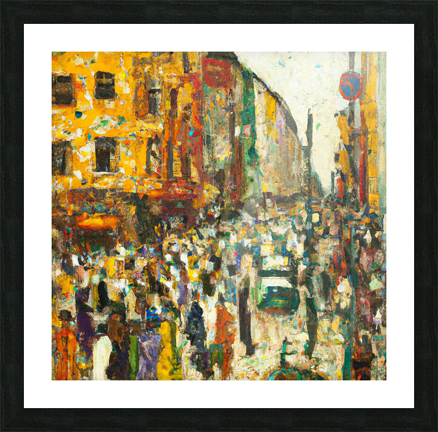 The Graben Picture Frame print