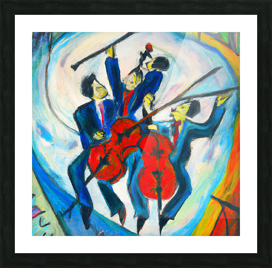 The String Quartet III Picture Frame print