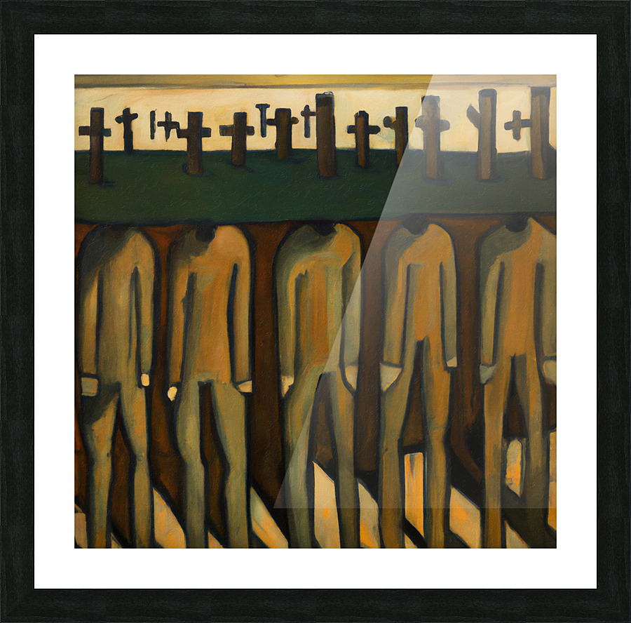 The Western Front II Picture Frame print