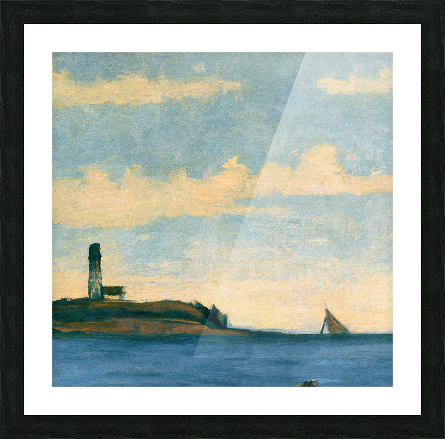 Whaleback Light Picture Frame print