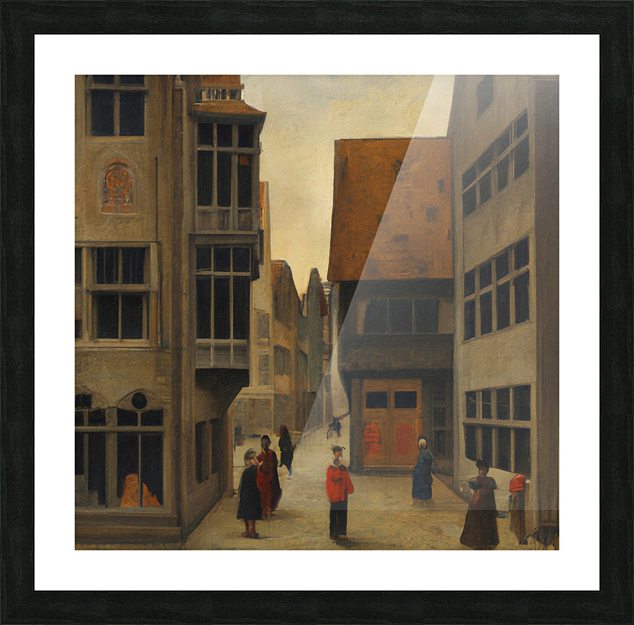 Trumbull Square Picture Frame print
