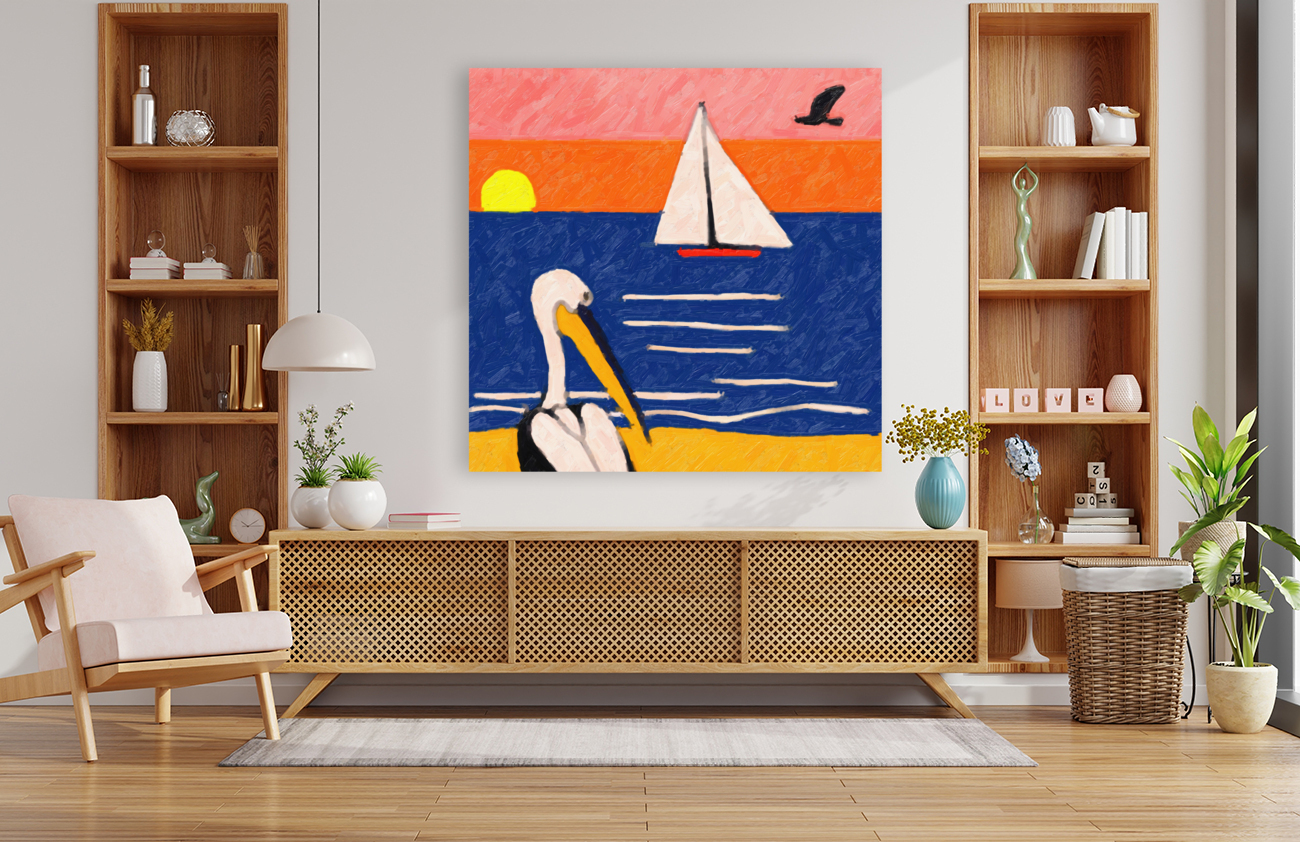 Sunset on the Key Reproduction