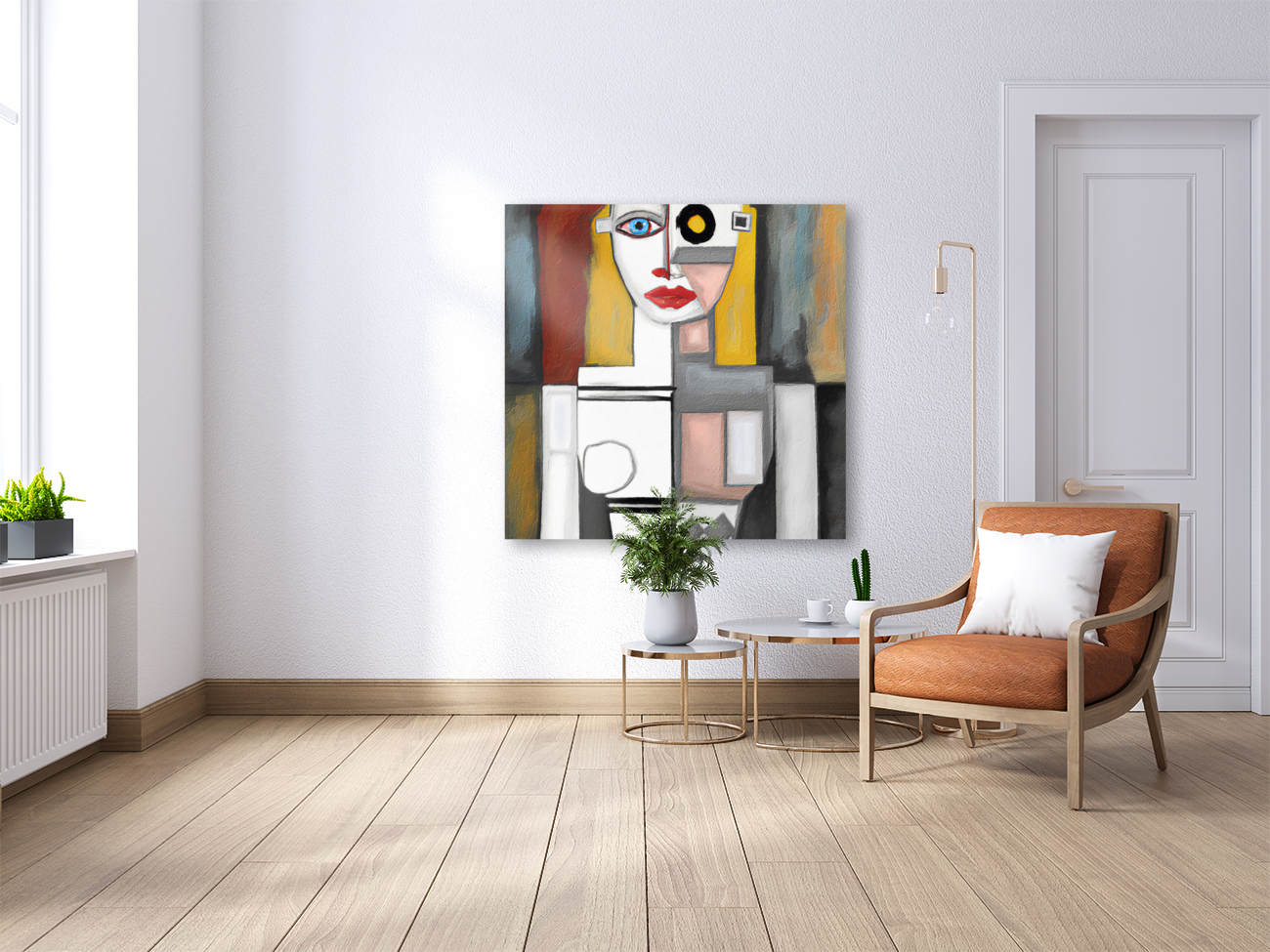 Cubist Robot I Reproduction