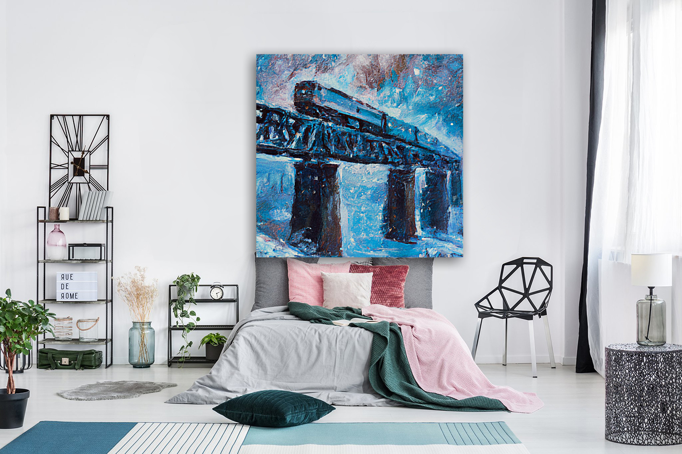 Train in the Storm Reproduction