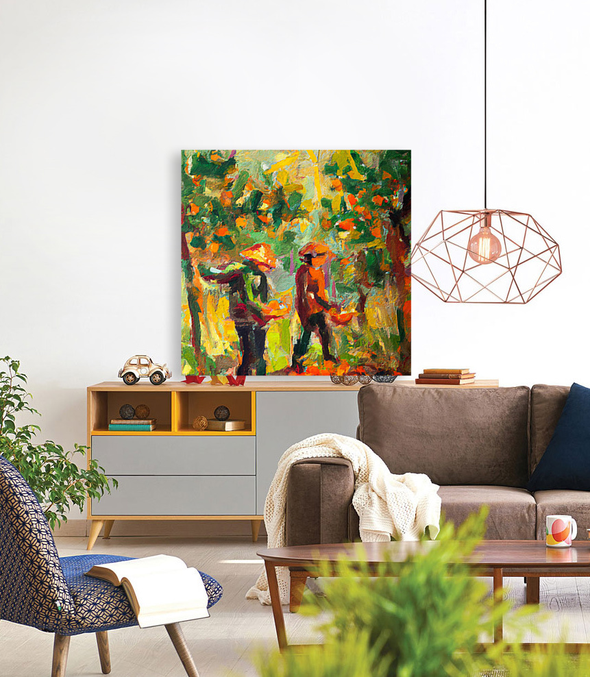 The Orange Pickers Reproduction