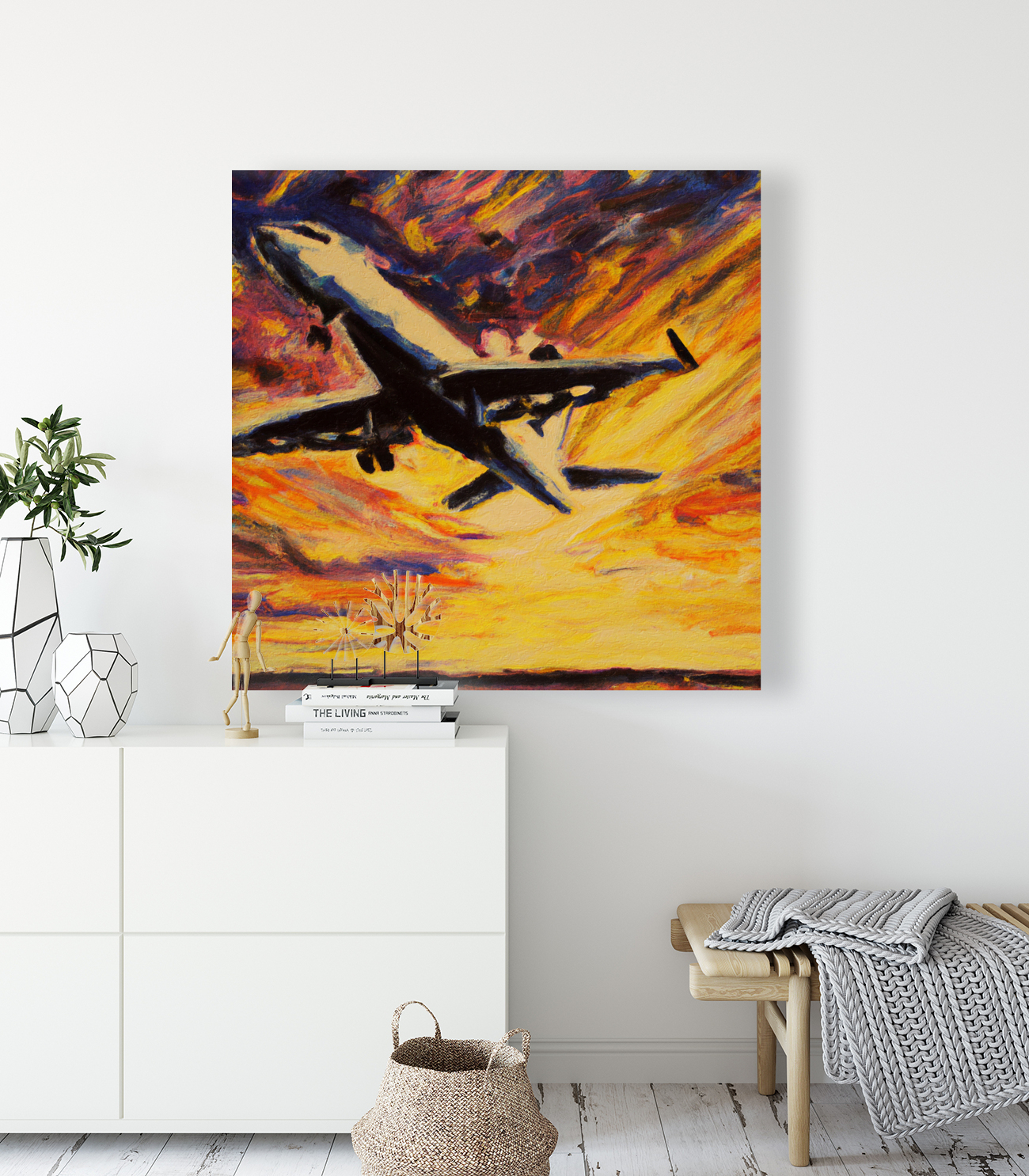 Takeoff at Sunrise Reproduction
