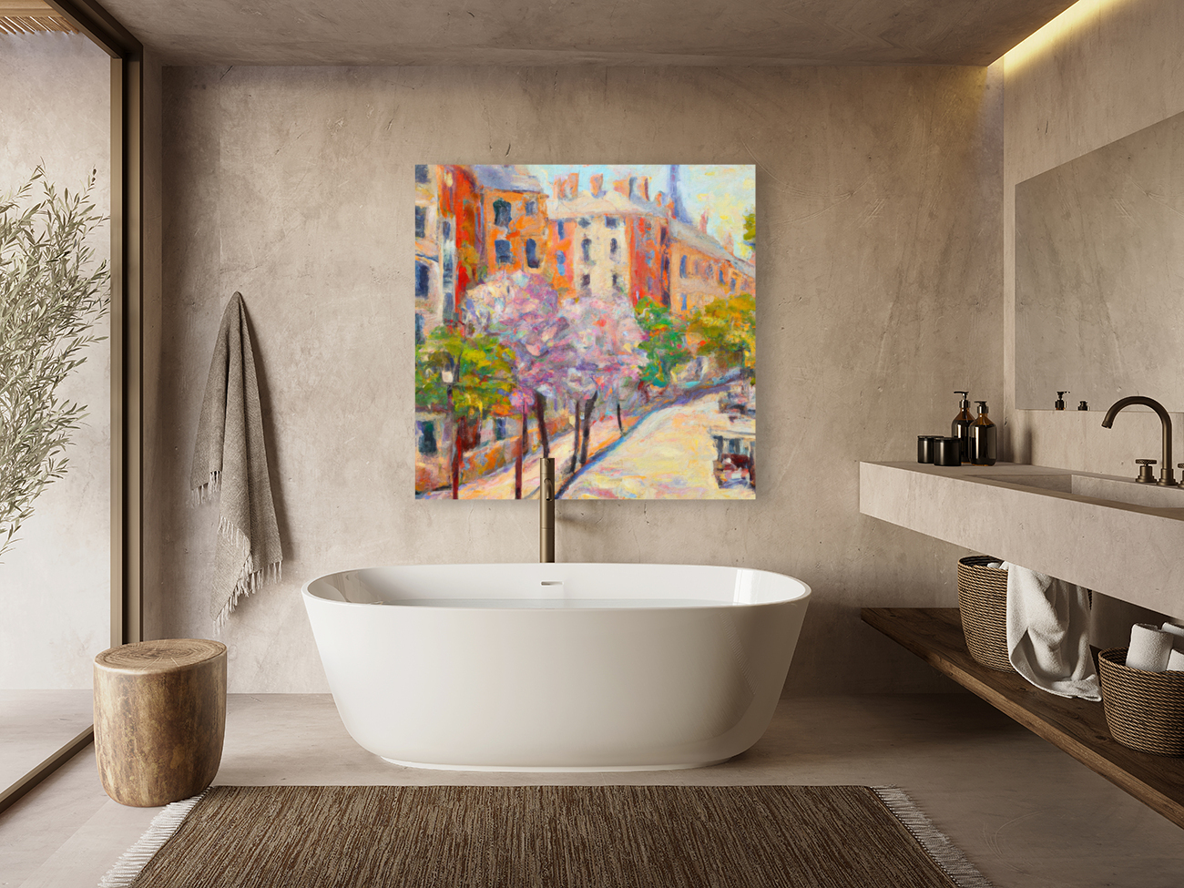 Springtime in the City Reproduction