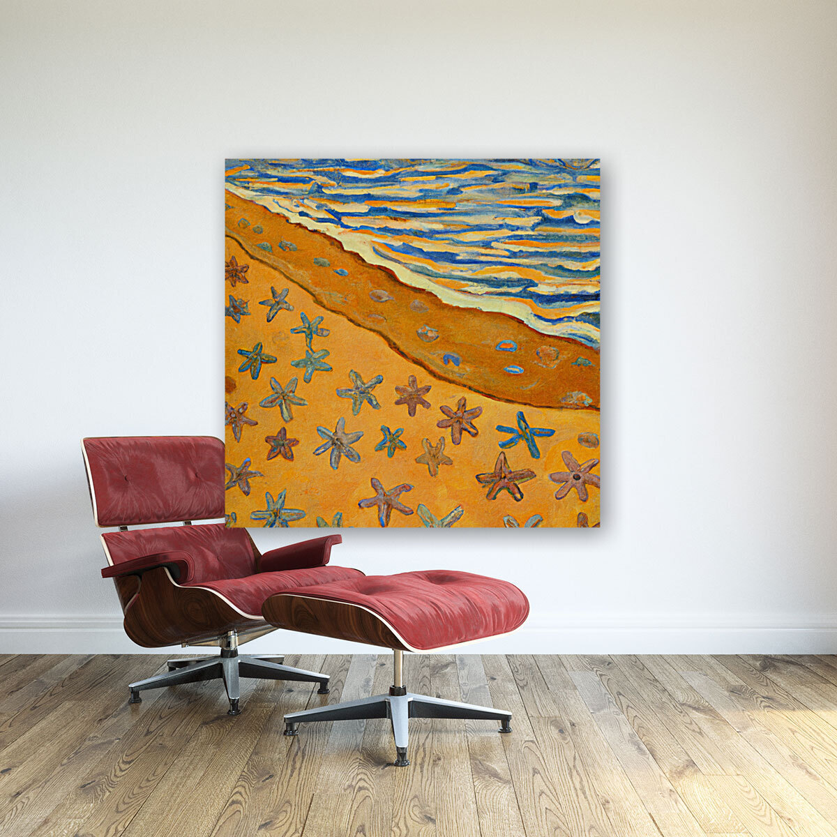 Starfish Beach Reproduction