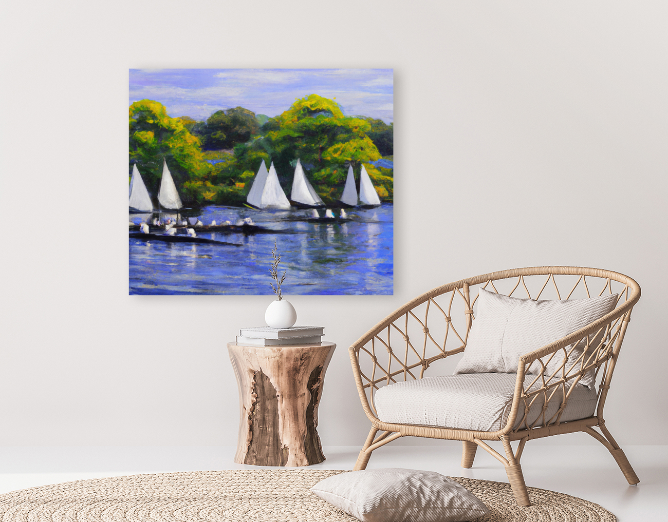 Springtime on the Charles Reproduction