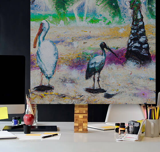 The Pelican and the Ibis by aiddia