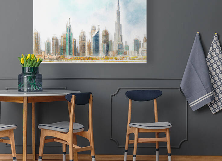 Dubai Skyline Reproduction