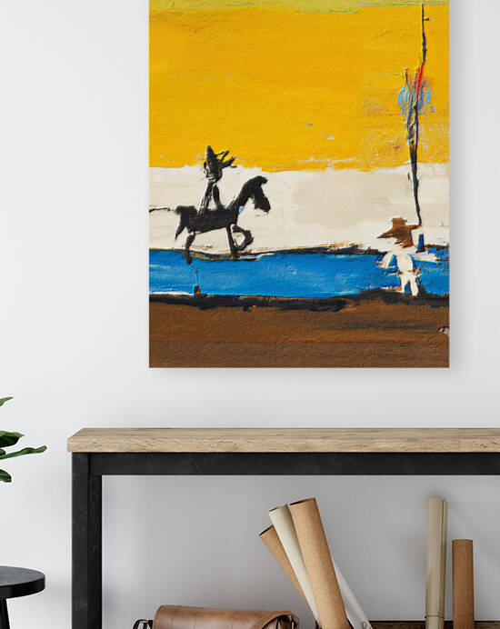 Don Quixote and Sancho Panza by aiddia