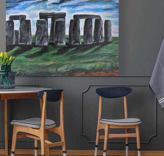 Stonehenge Under Clouds by aiddia