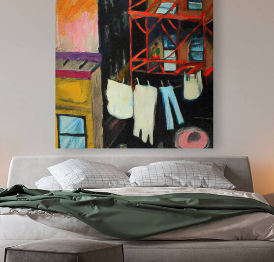 Hanging Laundry Out to Dry II by aiddia