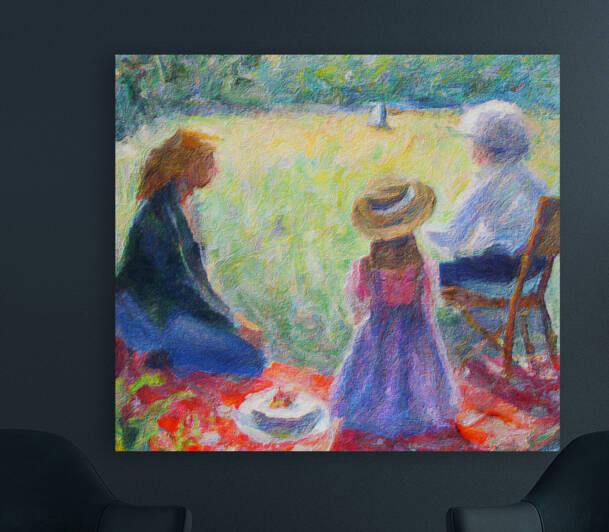 Picnic with Grandmother II by aiddia