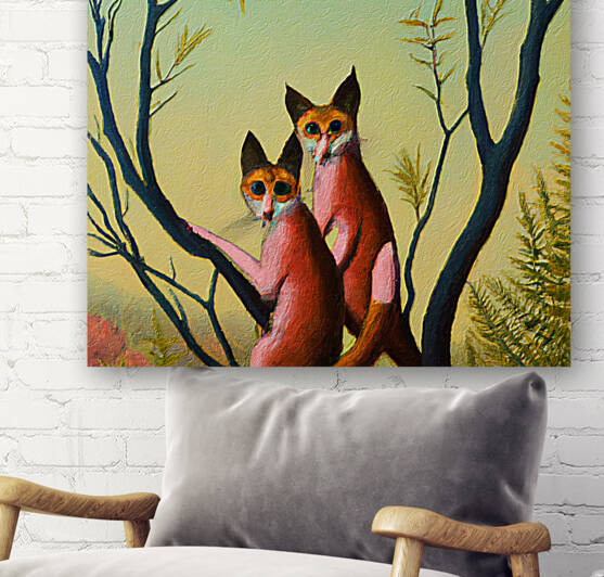 Two Foxes II by aiddia