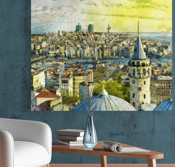 Skyline of Istanbul III by aiddia