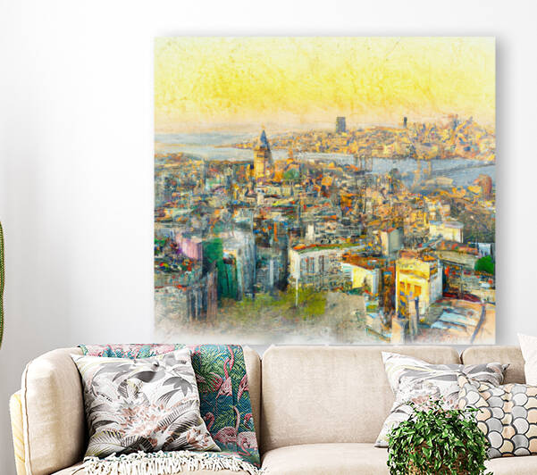 Skyline of Istanbul IV by aiddia