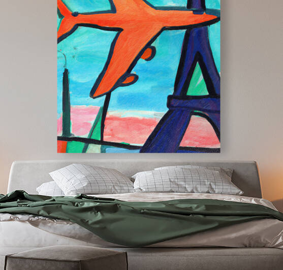 Air Traffic Over Paris by aiddia
