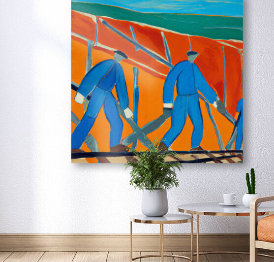 Railway Workers II by aiddia