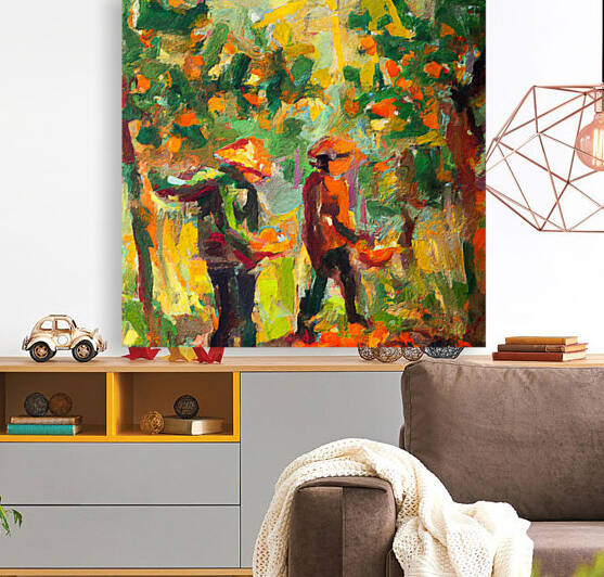The Orange Pickers by aiddia