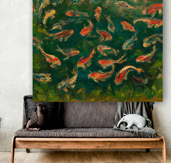 A Pond of Goldfish II by aiddia