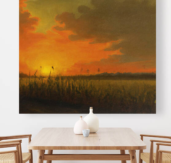 Cornfield at Sunset IV by aiddia