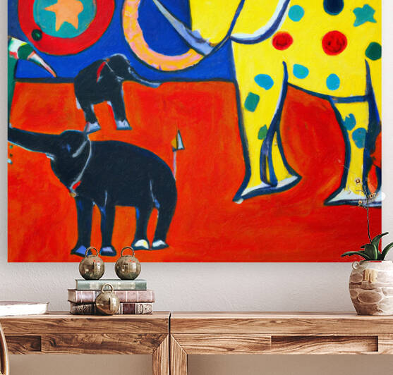 Circus Elephants II by aiddia