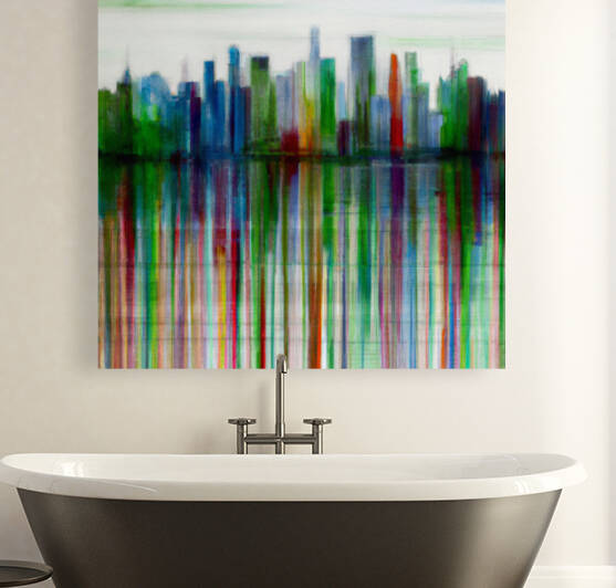 City in Wet Paint II by aiddia