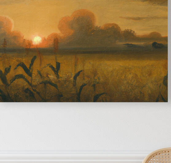 Cornfield at Sunset III by aiddia