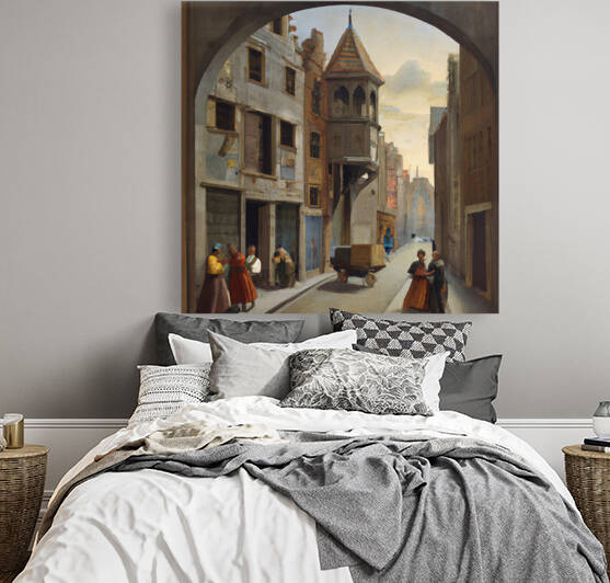 Rue Nueve Through the Archway by aiddia