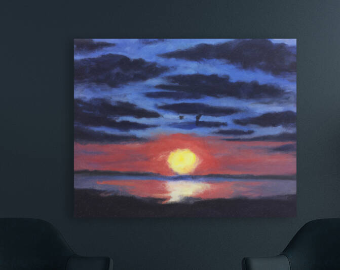 Sunrise on the Sound by aiddia