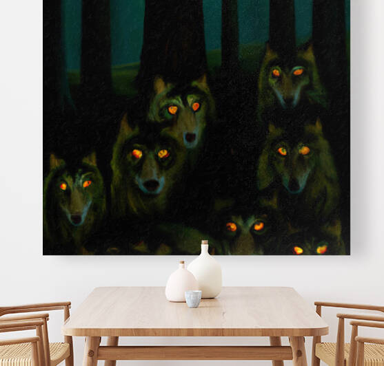 The Pack at Night III by aiddia