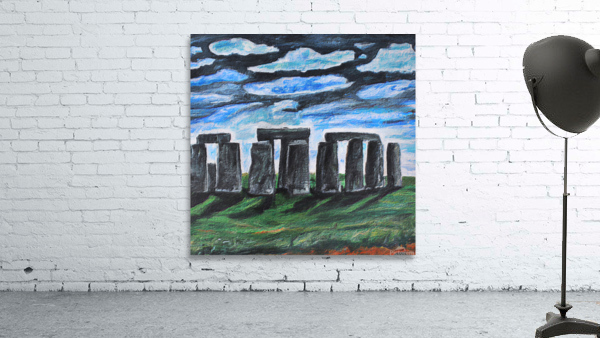 Stonehenge Under Clouds Wall Preview