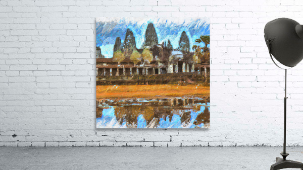 Angkor Temple III Wall Preview