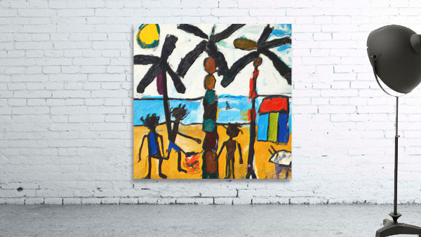 Children at the Beach Wall Preview