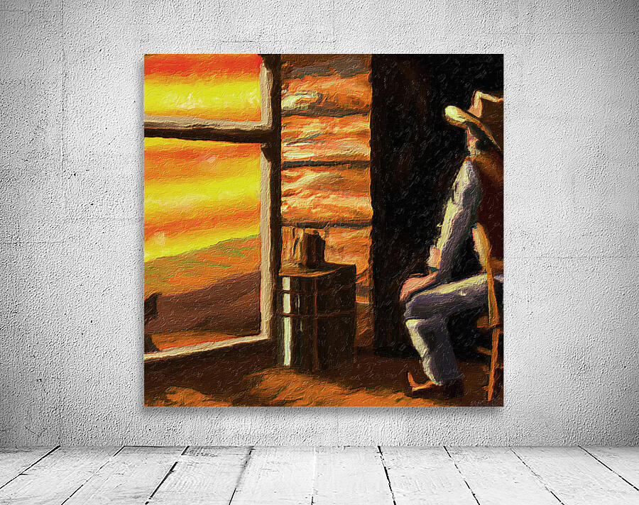 Lonesome Cowboy I Wall Preview