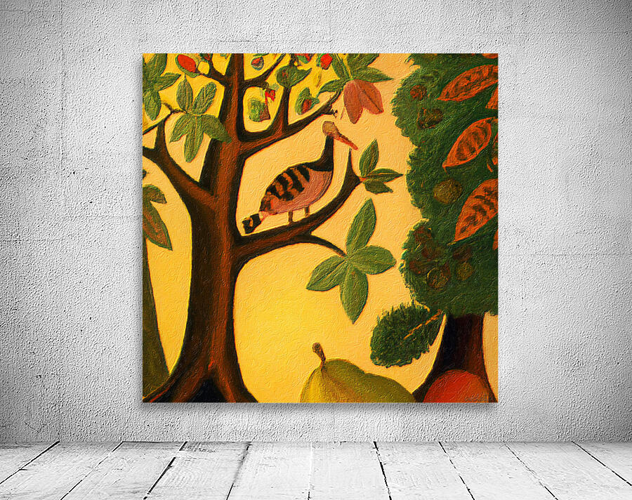 A Partridge in a Pear Tree by aiddia Wall Art