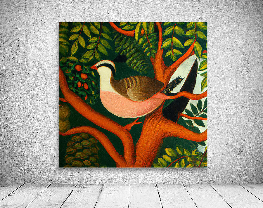 A Partridge in a Pear Tree II by aiddia Wall Art