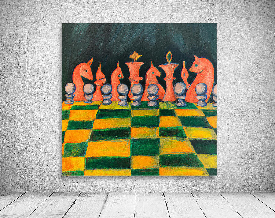 Three Dimensional Chess I Wall Preview