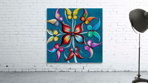 Flowering Butterfly Wall Preview