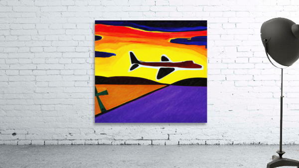 Sunset Takeoff Wall Preview