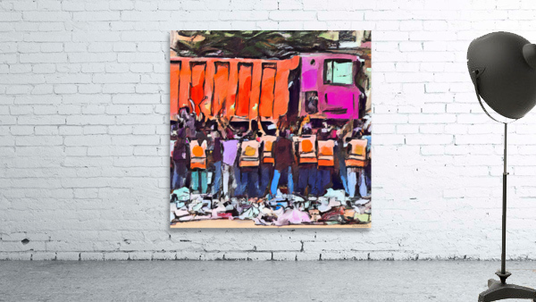 Sanitation Strike Wall Preview