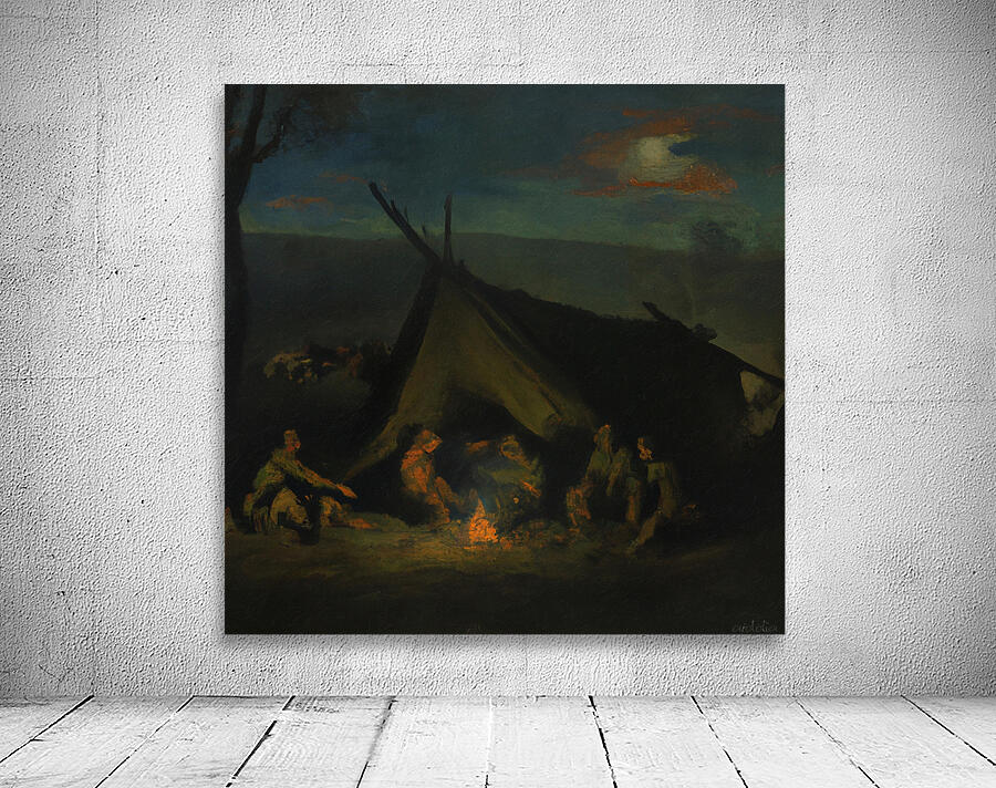 Evening Campfire Wall Preview
