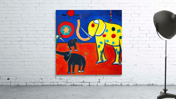 Circus Elephants II Wall Preview
