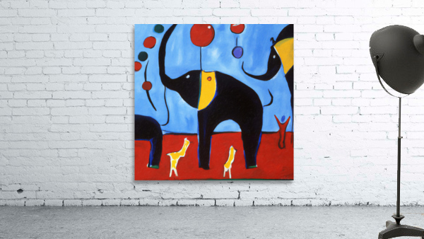 Circus Elephants Wall Preview