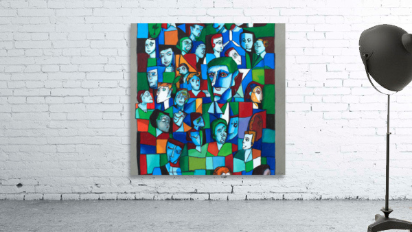 Faces in the Crowd Wall Preview