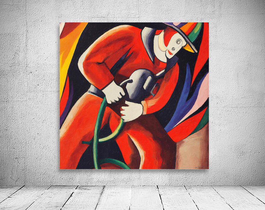 Franz the Fireman Wall Preview
