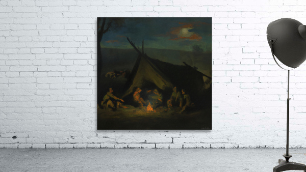 Evening Campfire Wall Preview