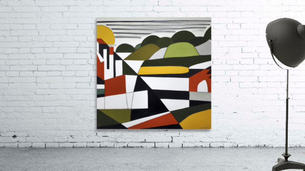 Sunset Over Rolling Hills Wall Preview